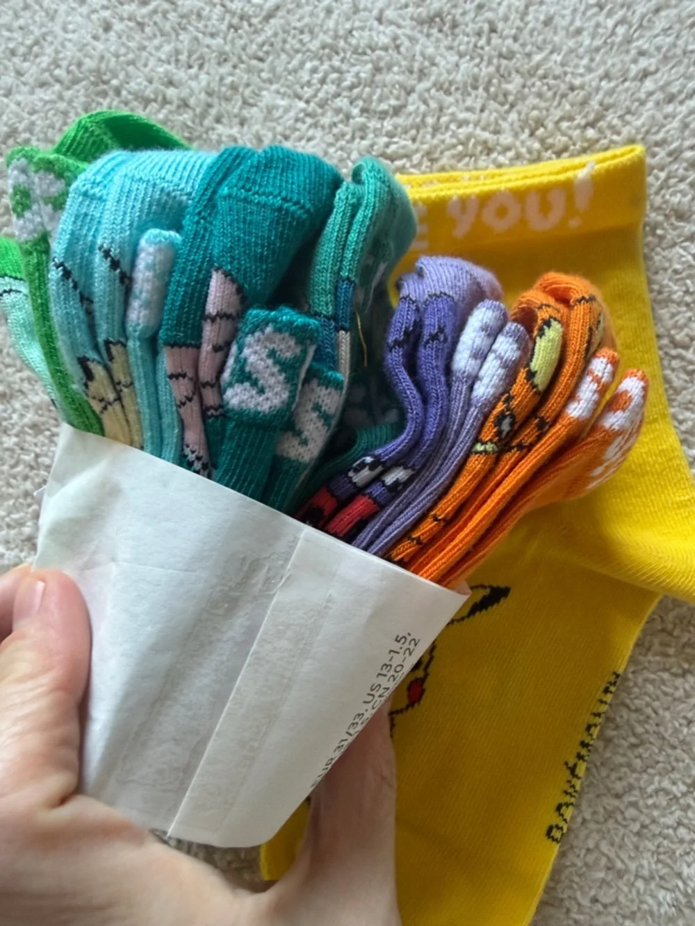 NWT H&M 7-pack socks, Pokemon, 13 - 1.5